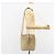 Burberry Borsa a Spalla in Pelle Beige Argento Auth ka786 - vista 24