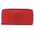 LOEWE Langer Geldbeutel Leder Rot Silber Auth 154215 - Ansicht 13