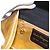 Borsa a Spalla Vala in Nylon Nero e Oro Salvatore Ferragamo Auth 156246 D'oro - vista 20