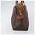 Céline Borsa a mano in tela Macadam CELINE in pelle PVC marrone oro Auth 156865 D'oro - vista 3