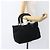 Borsa FENDI in nylon nero argento autentica ki6181 - vista 19