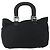 Borsa FENDI in nylon nero argento autentica ki6181 - vista 2