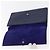 Saint Laurent Borsa Clutch Y line in pelle blu e oro Auth 157238V D'oro - vista 9