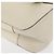 Bolsa de Ombro Gancini em Couro Branco e Prata da Salvatore Ferragamo Auth ka722 - vista 14