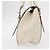 Bolsa de Ombro Gancini em Couro Branco e Prata da Salvatore Ferragamo Auth ka722 - vista 3