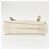 Bolsa de Ombro Gancini em Couro Branco e Prata da Salvatore Ferragamo Auth ka722 - vista 5