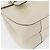 Bolsa de Ombro Gancini em Couro Branco e Prata da Salvatore Ferragamo Auth ka722 - vista 9