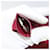 PRADA Borsa a mano in nylon rosso argento Auth BA8645 - vista 10