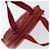 PRADA Borsa a mano in nylon rosso argento Auth BA8645 - vista 6