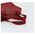 PRADA Borsa a mano in nylon rosso argento Auth BA8645 - vista 7