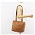 Borsa tote MCM Logogram Vicetos in pelle PVC marrone e oro Auth bs31511 D'oro - vista 21
