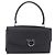 Borsa a Spalla Gancini in Pelle Nera e Argento Salvatore Ferragamo Auth 153903 Nero - vista 2