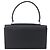 Borsa a Spalla Gancini in Pelle Nera e Argento Salvatore Ferragamo Auth 153903 Nero - vista 4