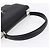 Borsa a Spalla Gancini in Pelle Nera e Argento Salvatore Ferragamo Auth 153903 Nero - vista 8