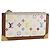 LOUIS VUITTON Monogramm Multicolor Pochette Cles Tasche Weiß M92655 Auth 152602