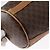 Céline Borsa a spalla in tela Macadam CELINE in pelle PVC marrone oro Auth 152579 D'oro - vista 17
