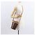 Céline Borsa a spalla in tela Macadam CELINE in pelle PVC marrone oro Auth 152579 D'oro - vista 24