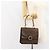 Céline Bolsa de mão em lona Macadam CELINE em couro PVC marrom dourado Auth ar13810 - vista 24