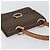 Céline Bolsa de mão em lona Macadam CELINE em couro PVC marrom dourado Auth ar13810 - vista 6