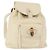 Zaino in pelle Gucci Bamboo bianco e oro 003 2058 0030 Auth BA7971 D'oro