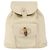 Zaino in pelle Gucci Bamboo bianco e oro 003 2058 0030 Auth BA7971 D'oro - vista 2