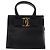 Borsa a mano Vala in pelle nera e oro Salvatore Ferragamo Auth gh1245 Nero D'oro - vista 2