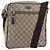 Gucci Borsa a Spalla GG Supreme PVC Beige Oro 201448 Auth 154420 D'oro