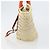 Chloé Chloe Korbtasche Marcie Handtasche aus Stroh Orange Beige Auth 153174 - Ansicht 5