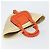 Chloé Chloe Korbtasche Marcie Handtasche aus Stroh Orange Beige Auth 153174 - Ansicht 6