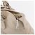 Borsa a Spalla Gancini in Pelle Argento Bianca Auth 149671 di Salvatore Ferragamo Bianco - vista 10