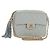 CHANEL Sac à épaule Matelassé en Cuir d'Agneau Bleu Clair Or CC Auth 140125V Doré