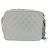 CHANEL Sac à épaule Matelassé en Cuir d'Agneau Bleu Clair Or CC Auth 140125V Doré - vue 2