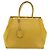 Borsa a mano FENDI in pelle giallo oro Auth 144480 D'oro - vista 13