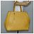 Borsa a mano FENDI in pelle giallo oro Auth 144480 D'oro - vista 25