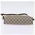Borsa a Spalla GUCCI GG Plus Supreme Web Sherry Line PVC Beige Oro Auth gh909 D'oro - vista 5