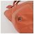 LOEWE Anagram Amazona Justa Borsa a Mano Pelle Arancione Argento Auth gh776 - vista 14