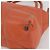 LOEWE Anagram Amazona Justa Borsa a Mano Pelle Arancione Argento Auth gh776 - vista 15