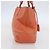 LOEWE Anagram Amazona Justa Borsa a Mano Pelle Arancione Argento Auth gh776 - vista 3