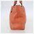 LOEWE Anagram Amazona Justa Borsa a Mano Pelle Arancione Argento Auth gh776 - vista 4