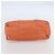 LOEWE Anagram Amazona Justa Borsa a Mano Pelle Arancione Argento Auth gh776 - vista 5