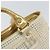 Céline Borsa a Mano CELINE Satin Beige Oro Auth gh992 D'oro - vista 10