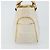 Céline Borsa a Mano CELINE Satin Beige Oro Auth gh992 D'oro - vista 3