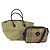 Autre Marque Borsa a spalla Burberrys Nova Check in tela di nylon 2 set beige Auth 155112