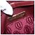 CARTIER Borsa a Spalla Must Line Pelle Bordeaux Oro Auth mr1591 D'oro Bordò - vista 10