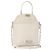 Autre Marque Borsa a secchiello 5AC con catena in pelle Maison Margiela 2 in 1 Bianca Auth 154759 Argento Bianco