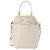 Autre Marque Borsa a secchiello 5AC con catena in pelle Maison Margiela 2 in 1 Bianca Auth 154759 Argento Bianco - vista 2