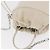 Autre Marque Borsa a secchiello 5AC con catena in pelle Maison Margiela 2 in 1 Bianca Auth 154759 Argento Bianco - vista 6