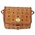 Borsa a Spalla MCM Logogram Vicetos in Pelle PVC Marrone Oro Auth am9931 - vista 13