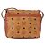 Borsa a Spalla MCM Logogram Vicetos in Pelle PVC Marrone Oro Auth am9931 - vista 2