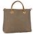 Gucci Borsa tote Micro GG Supreme in PVC beige e oro 002 4868 39 Auth 151511 D'oro